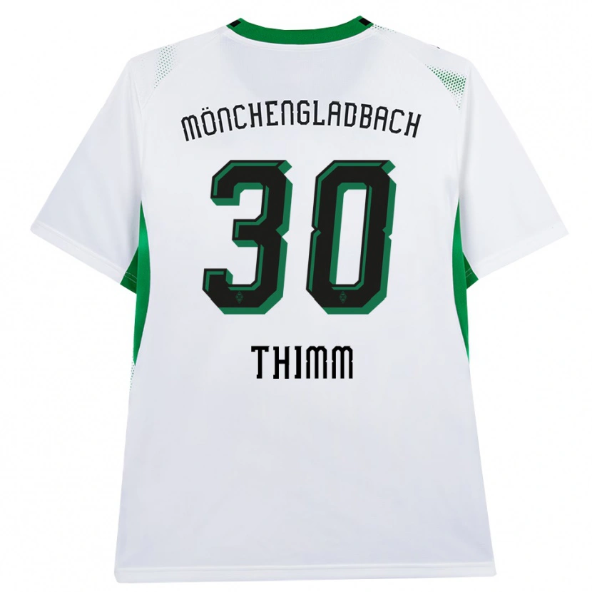 Danxen Mulher Camisola Joshua Thimm #30 Branco Verde Preto Principal 2026/27 Camisa