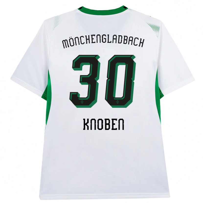 Danxen Mulher Camisola Florian Knoben #30 Branco Verde Preto Principal 2026/27 Camisa