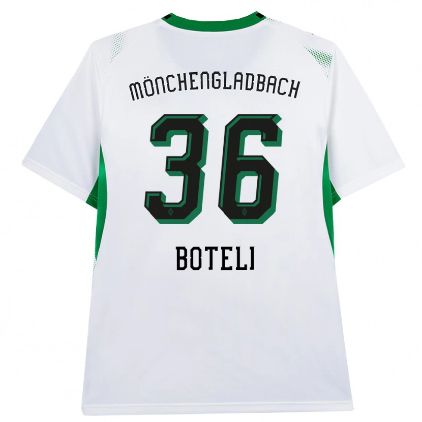 Danxen Mulher Camisola Winsley Boteli #36 Branco Verde Preto Principal 2026/27 Camisa