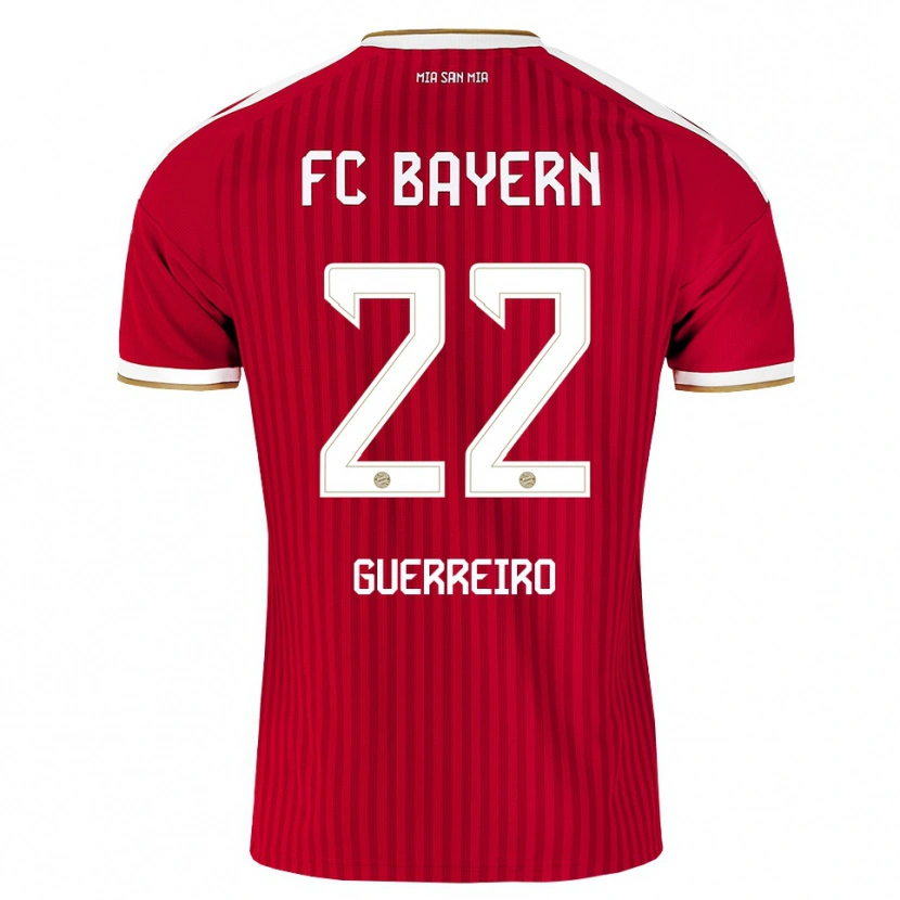 Danxen Mulher Camisola Raphael Guerreiro #22 Vermelho Branco Azul Principal 2026/27 Camisa