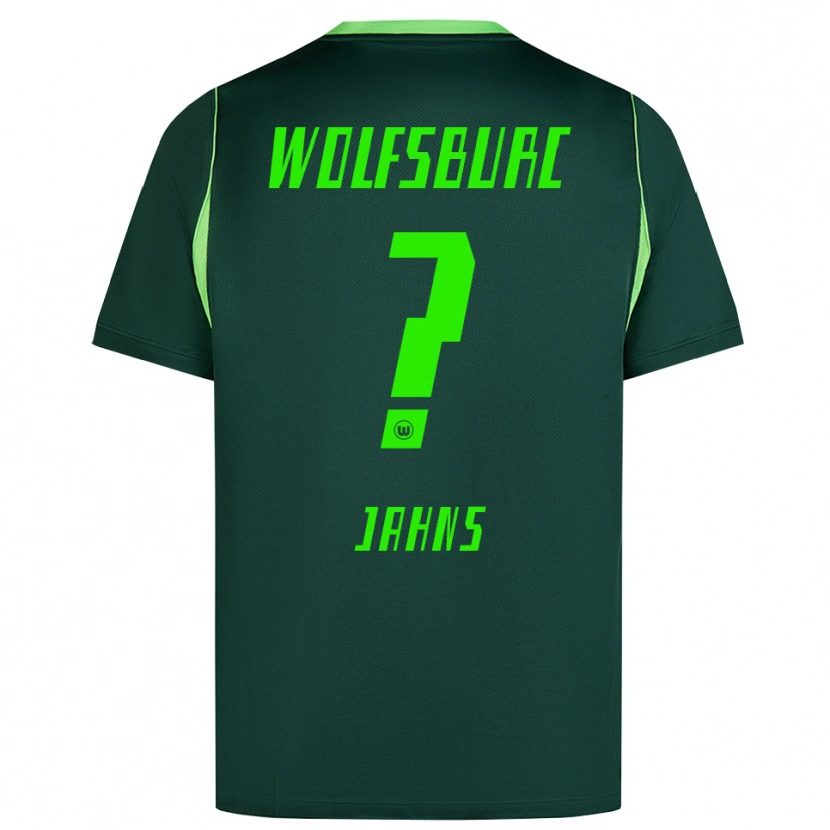 Danxen Mulher Camisola Stefan Jahns #0 Verde Escuro Branco Principal 2026/27 Camisa