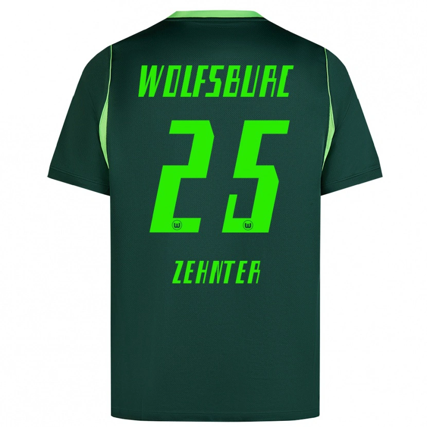 Danxen Mulher Camisola Aaron Zehnter #25 Verde Escuro Branco Principal 2026/27 Camisa