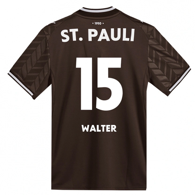 Danxen Mulher Camisola Marcel Walter #15 Branco Café Principal 2026/27 Camisa