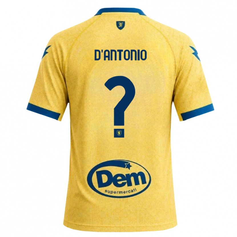 Danxen Mulher Camisola Giuseppe D'antonio #0 Caqui Preto Azul Principal 2026/27 Camisa