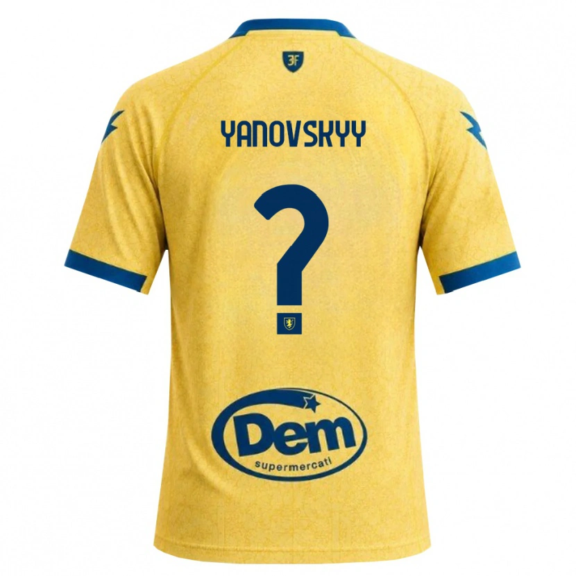 Danxen Mulher Camisola Riccardo Yanovskyy #0 Caqui Preto Azul Principal 2026/27 Camisa