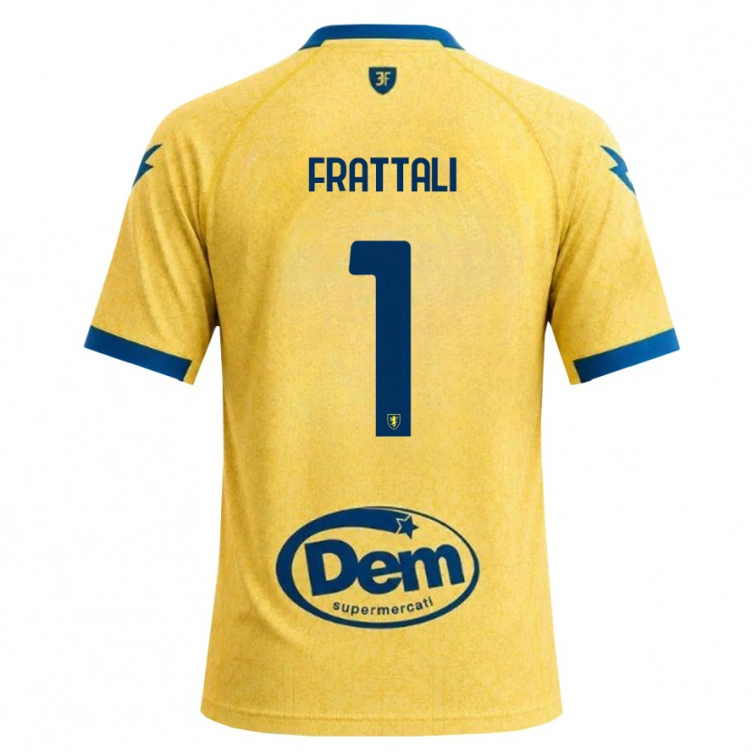 Danxen Mulher Camisola Pierluigi Frattali #1 Caqui Preto Azul Principal 2026/27 Camisa