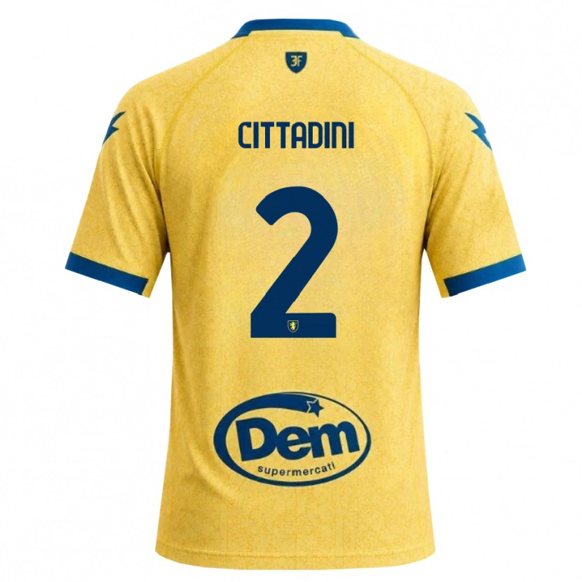 Danxen Mulher Camisola Giorgio Cittadini #2 Caqui Preto Azul Principal 2026/27 Camisa
