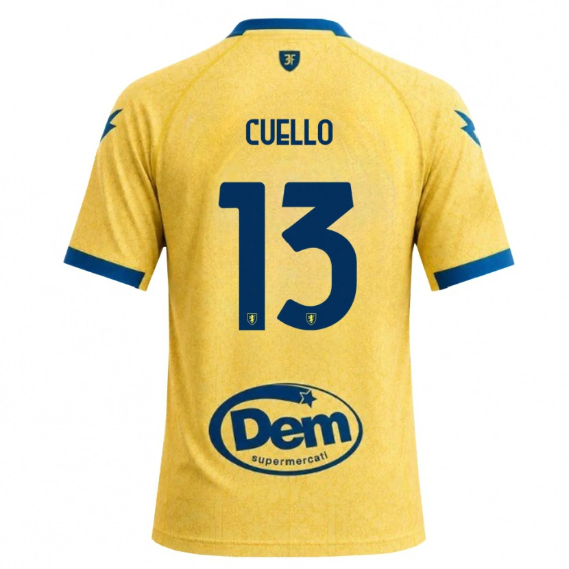 Danxen Mulher Camisola Gabriel Cuello #13 Caqui Preto Azul Principal 2026/27 Camisa