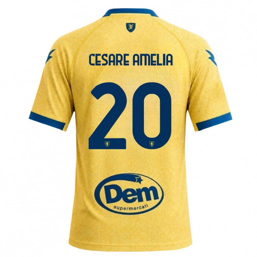 Danxen Mulher Camisola Giulio Cesare Amelia #20 Caqui Preto Azul Principal 2026/27 Camisa
