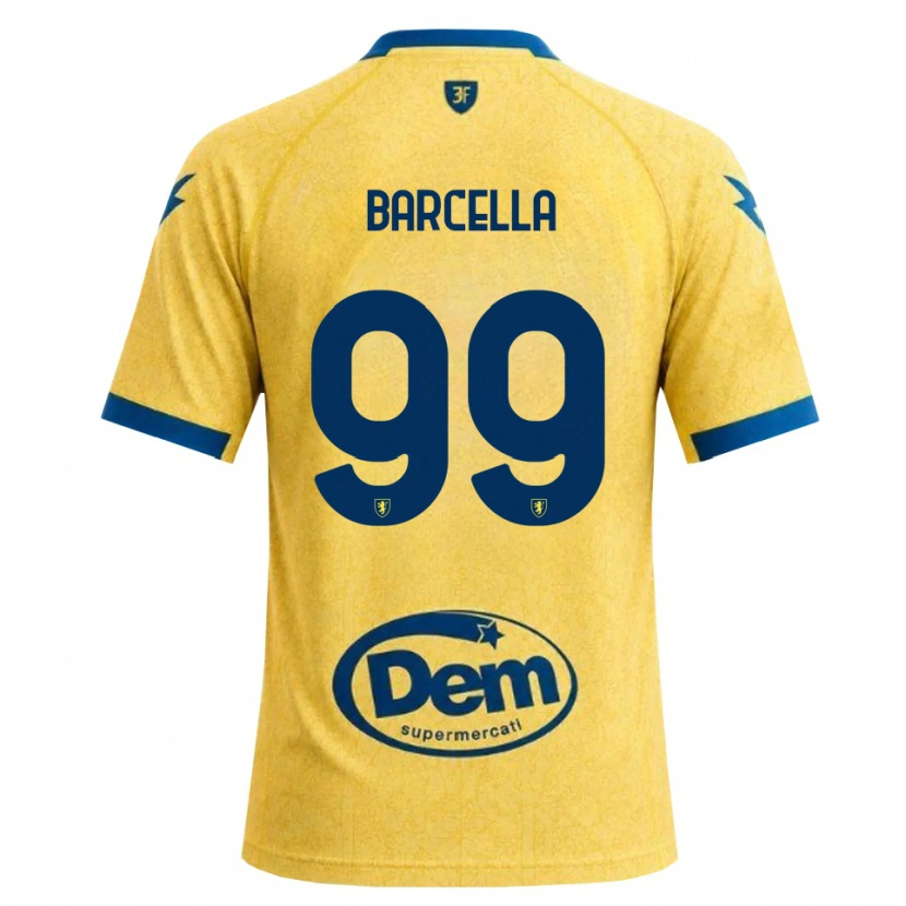 Danxen Mulher Camisola Kevin Barcella #99 Caqui Preto Azul Principal 2026/27 Camisa