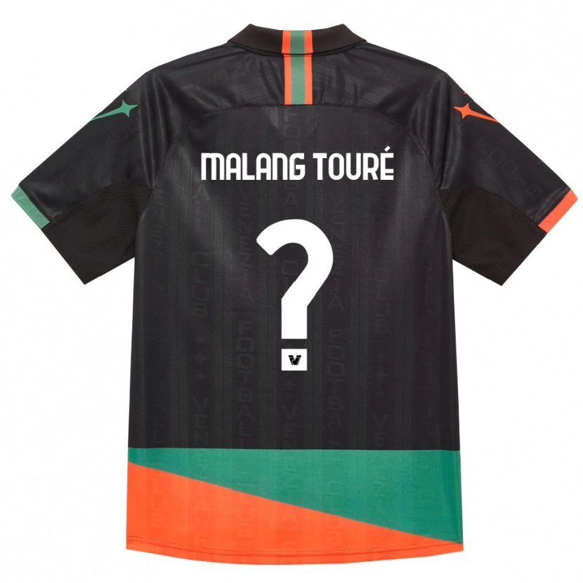 Danxen Mulher Camisola Mohamed Malang Touré #0 Preto Laranja Verde Principal 2026/27 Camisa