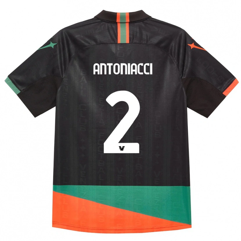 Danxen Mulher Camisola Augusto Antoniacci #2 Preto Laranja Verde Principal 2026/27 Camisa