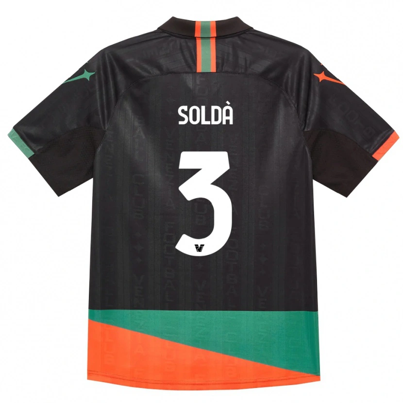 Danxen Mulher Camisola Mohamed Soldà #3 Preto Laranja Verde Principal 2026/27 Camisa
