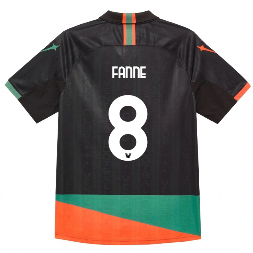 Danxen Mulher Camisola Lamine Fanne #8 Preto Laranja Verde Principal 2026/27 Camisa