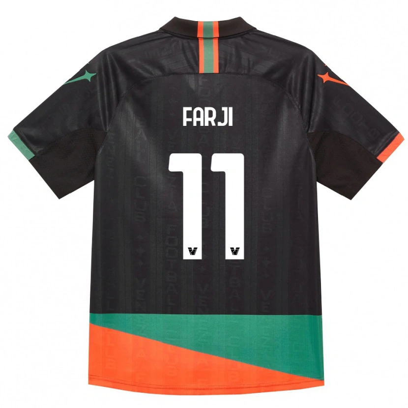 Danxen Mulher Camisola Marko Farji #11 Preto Laranja Verde Principal 2026/27 Camisa