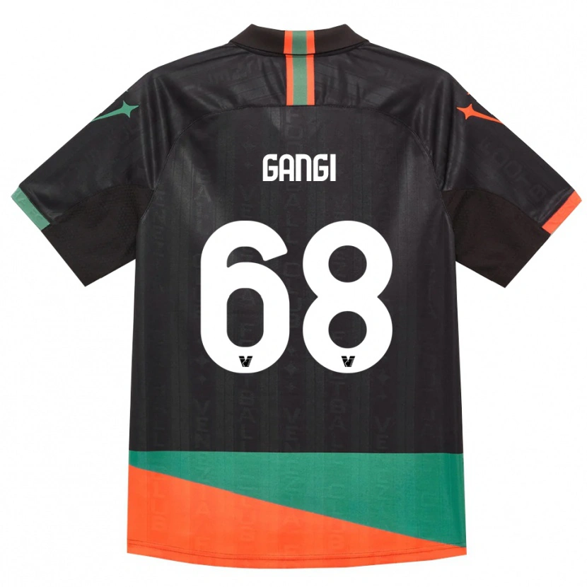 Danxen Mulher Camisola Chiara Gangi #68 Preto Laranja Verde Principal 2026/27 Camisa