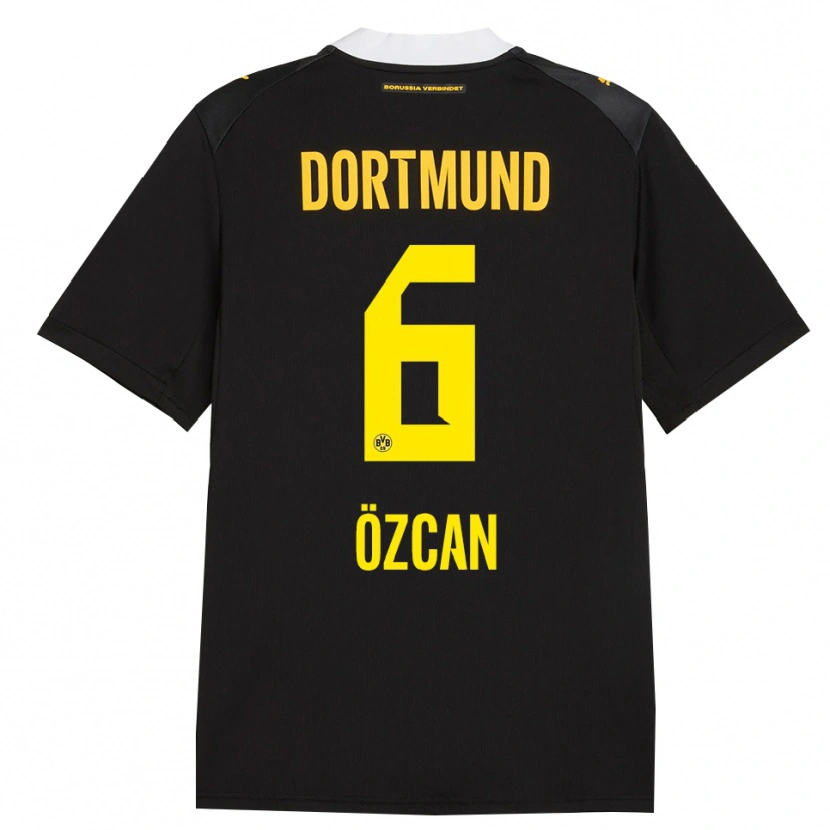Danxen Mulher Camisola Salih Ozcan #6 Preto Vermelho Amarelo Alternativa 2026/27 Camisa