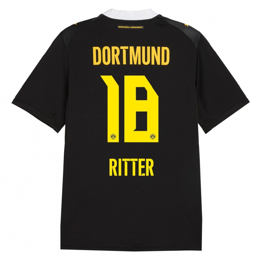 Danxen Mulher Camisola Roméo Ritter #18 Preto Vermelho Amarelo Alternativa 2026/27 Camisa