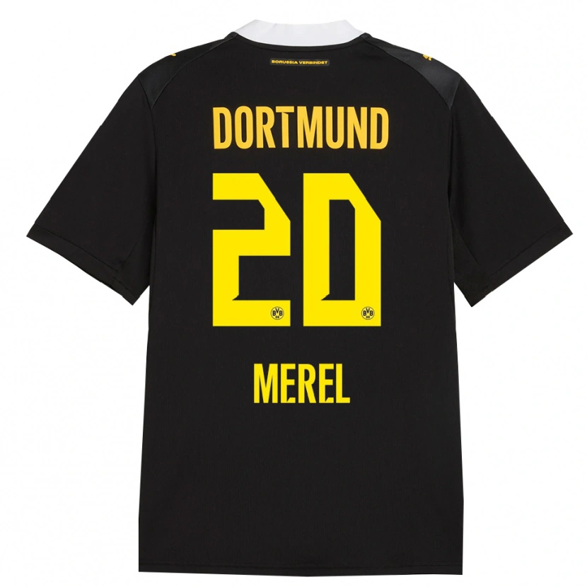Danxen Mulher Camisola Freriks Merel #20 Preto Vermelho Amarelo Alternativa 2026/27 Camisa