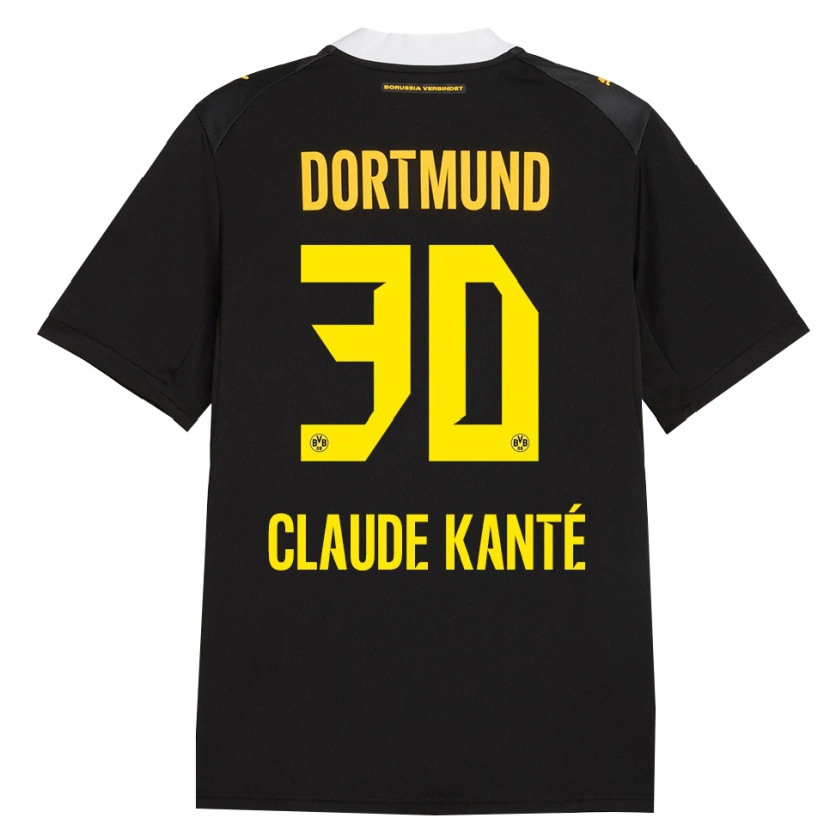 Danxen Mulher Camisola Liam Claude Kanté #30 Preto Vermelho Amarelo Alternativa 2026/27 Camisa