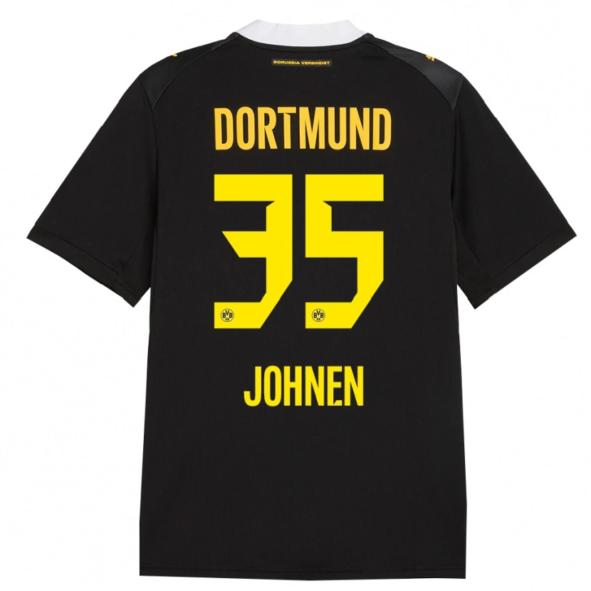 Danxen Mulher Camisola Marcel Johnen #35 Preto Vermelho Amarelo Alternativa 2026/27 Camisa