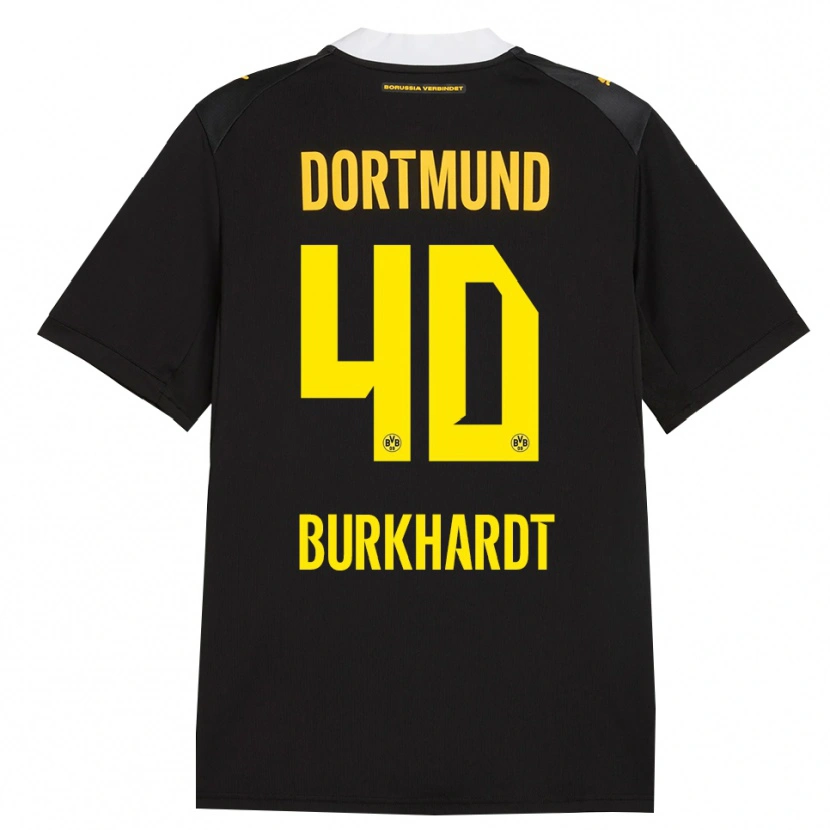 Danxen Mulher Camisola Till Burkhardt #40 Preto Vermelho Amarelo Alternativa 2026/27 Camisa