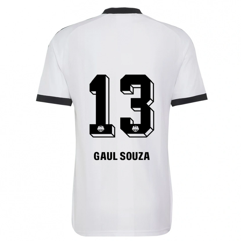 Danxen Mulher Camisola Alessandro Gaul Souza #13 Branco Preto Alternativa 2026/27 Camisa