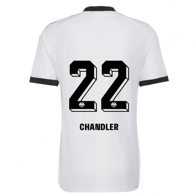 Danxen Mulher Camisola Timothy Chandler #22 Branco Preto Alternativa 2026/27 Camisa