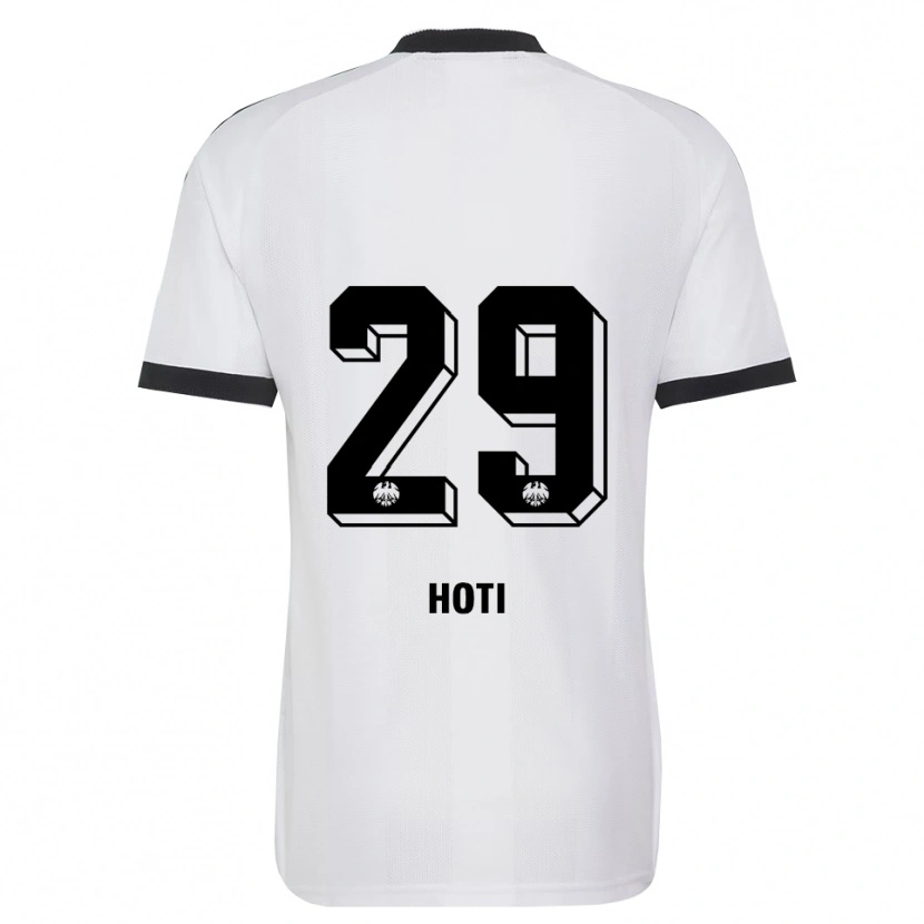 Danxen Mulher Camisola Leart Hoti #29 Branco Preto Alternativa 2026/27 Camisa