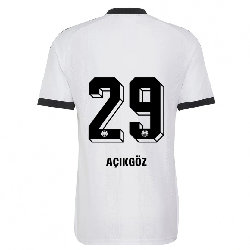 Danxen Mulher Camisola Dilara Açıkgöz #29 Branco Preto Alternativa 2026/27 Camisa