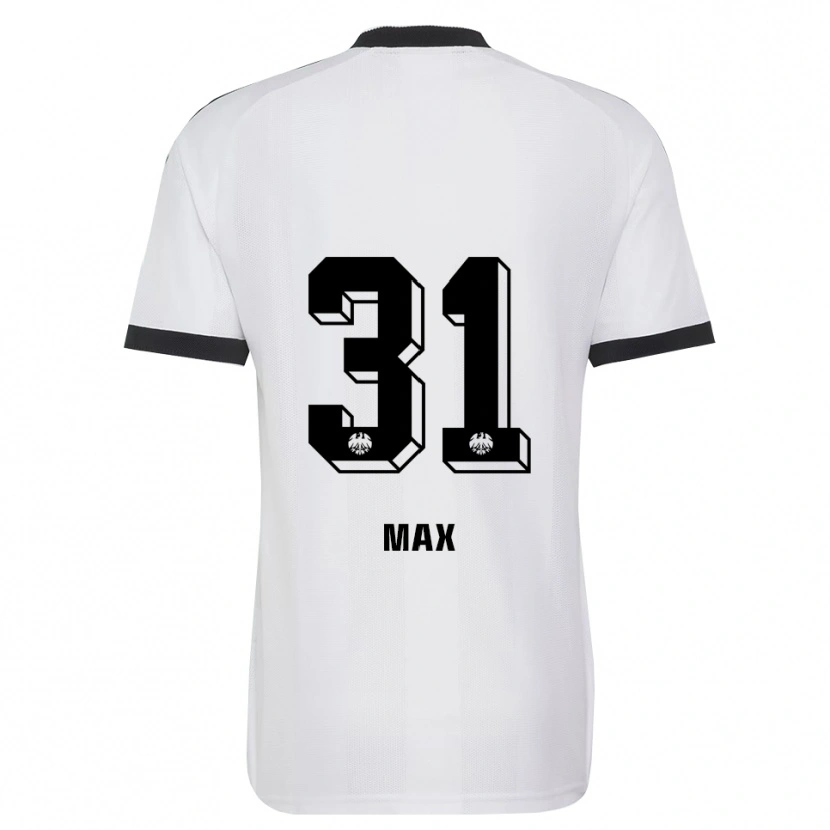 Danxen Mulher Camisola Philipp Max #31 Branco Preto Alternativa 2026/27 Camisa