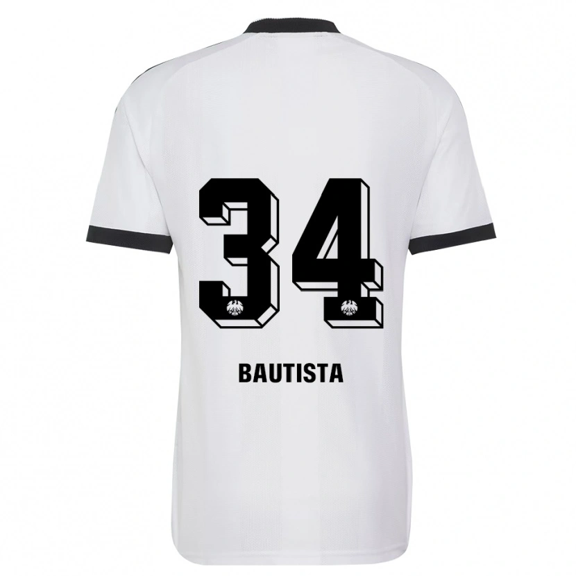 Danxen Mulher Camisola Davis Bautista #34 Branco Preto Alternativa 2026/27 Camisa
