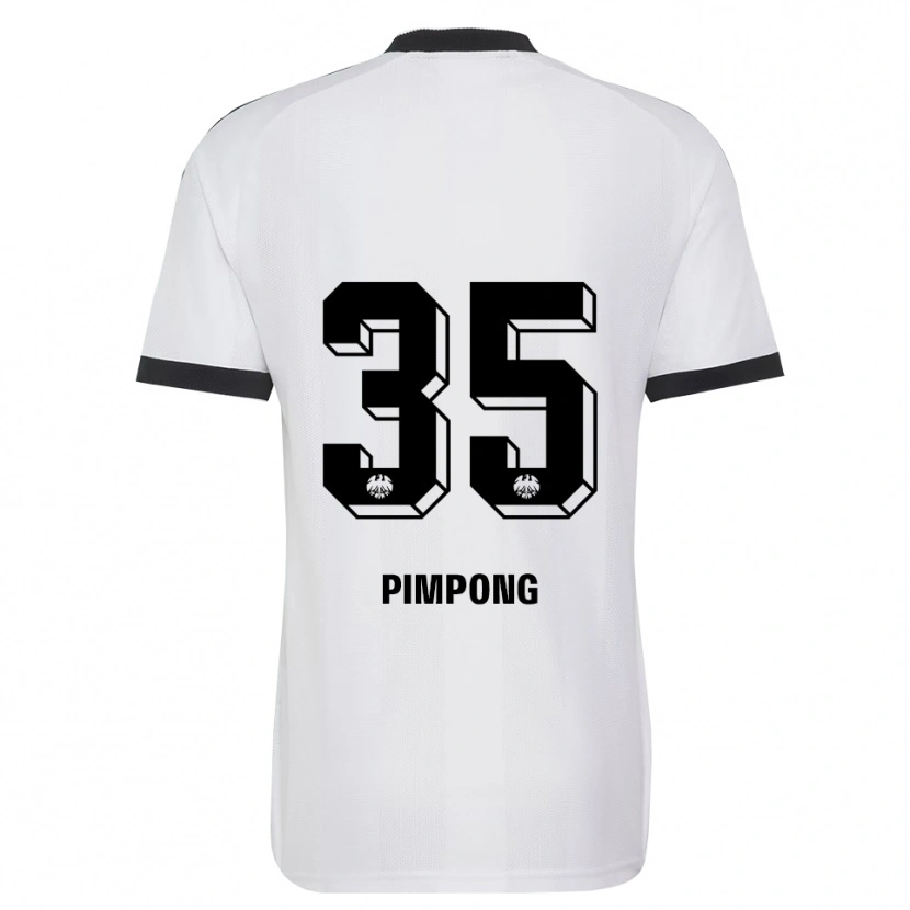 Danxen Mulher Camisola Malik Pimpong #35 Branco Preto Alternativa 2026/27 Camisa