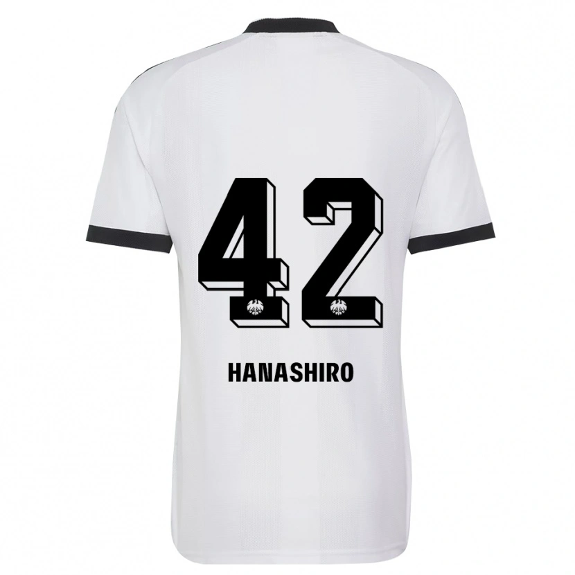 Danxen Mulher Camisola Rinto Hanashiro #42 Branco Preto Alternativa 2026/27 Camisa