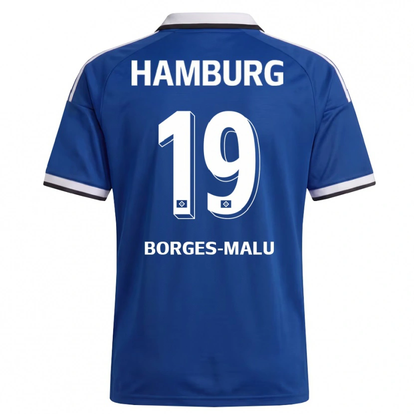 Danxen Mulher Camisola Louis Borges-Malu #19 Branco Azul Alternativa 2026/27 Camisa