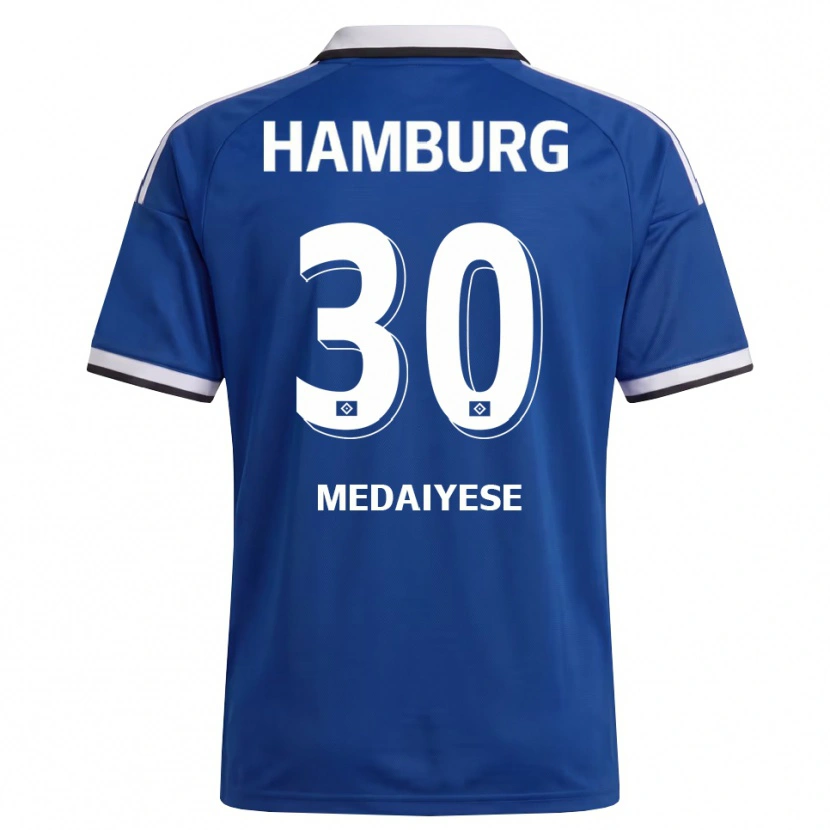Danxen Mulher Camisola Olamide Medaiyese #30 Branco Azul Alternativa 2026/27 Camisa