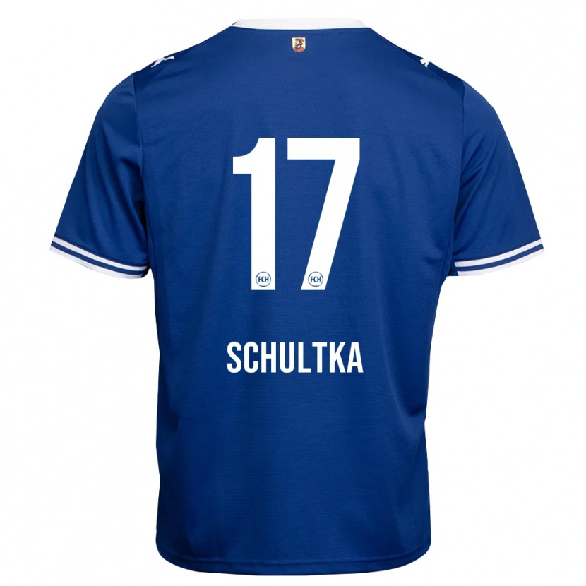 Danxen Mulher Camisola Silas Schultka #17 Azul Real Branco Alternativa 2026/27 Camisa