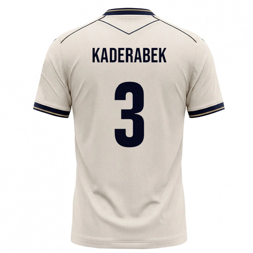 Danxen Mulher Camisola Pavel Kaderabek #3 Branco Azul Tinta Alternativa 2026/27 Camisa