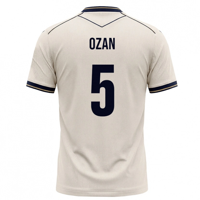 Danxen Mulher Camisola Ozan Kabak #5 Branco Azul Tinta Alternativa 2026/27 Camisa