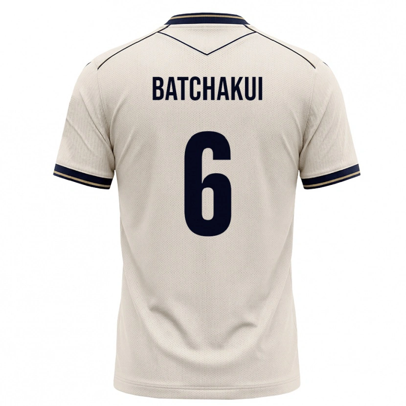 Danxen Mulher Camisola Kylian Batchakui #6 Branco Azul Tinta Alternativa 2026/27 Camisa