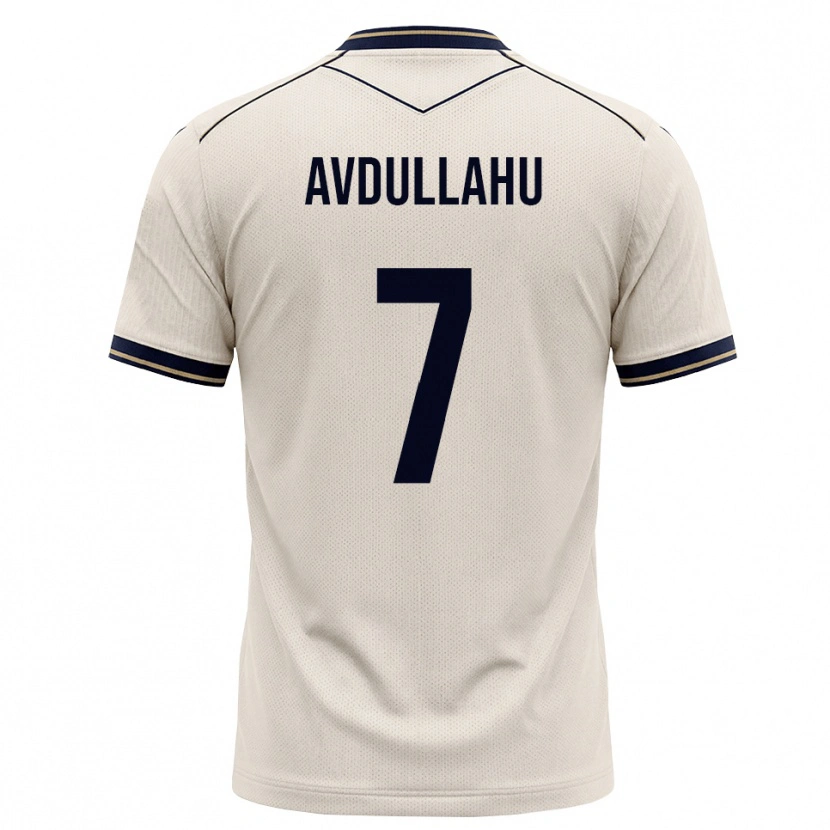 Danxen Mulher Camisola Leon Avdullahu #7 Branco Azul Tinta Alternativa 2026/27 Camisa