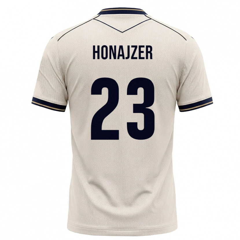 Danxen Mulher Camisola Alex Honajzer #23 Branco Azul Tinta Alternativa 2026/27 Camisa