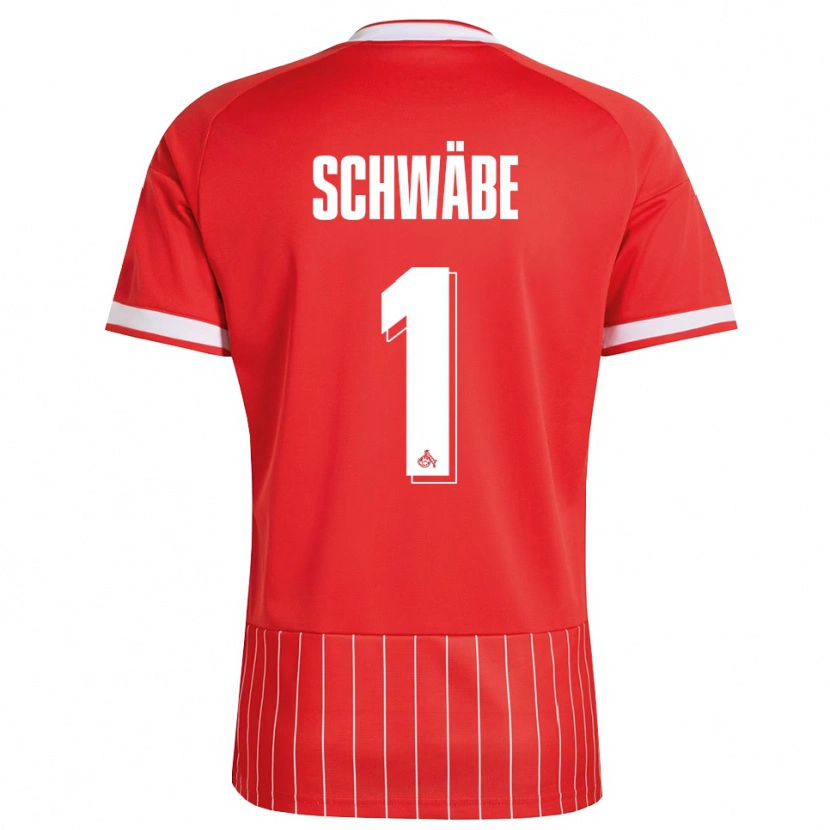 Danxen Mulher Camisola Marvin Schwäbe #1 Vermelho Branco Verde Alternativa 2026/27 Camisa