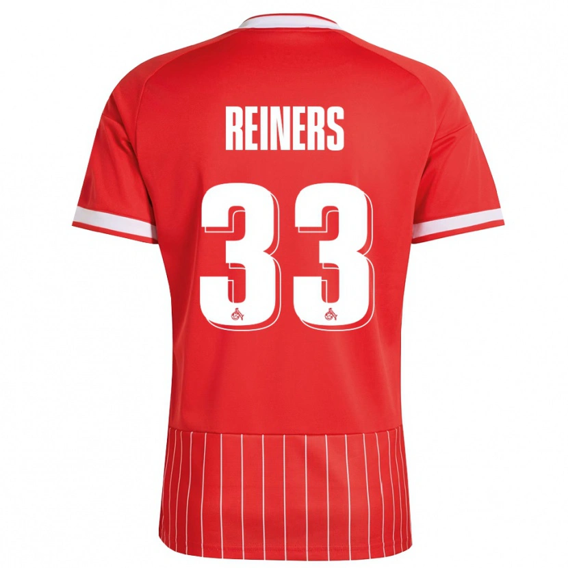 Danxen Mulher Camisola Leonard Reiners #33 Vermelho Branco Verde Alternativa 2026/27 Camisa