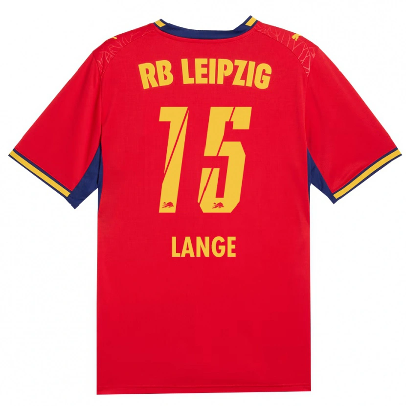 Danxen Mulher Camisola Oskar Lange #15 Vermelho Amarelo Azul Real Alternativa 2026/27 Camisa