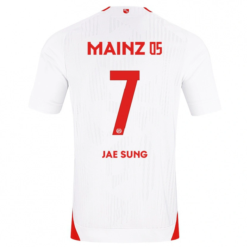 Danxen Mulher Camisola Jae-Sung Lee #7 Branco Vermelho Amarelo Alternativa 2026/27 Camisa