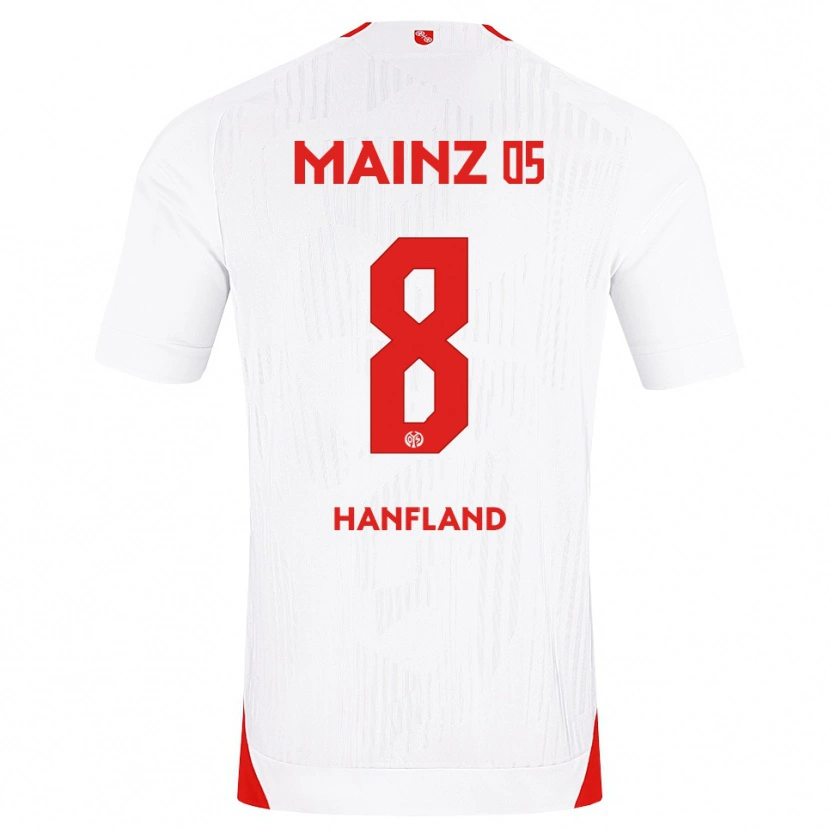 Danxen Mulher Camisola Paul Hanfland #8 Branco Vermelho Amarelo Alternativa 2026/27 Camisa