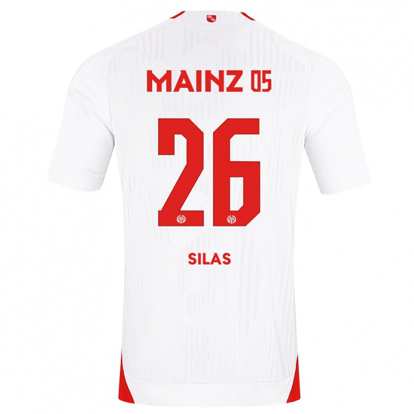 Danxen Mulher Camisola Silas Katompa Mvumpa #26 Branco Vermelho Amarelo Alternativa 2026/27 Camisa