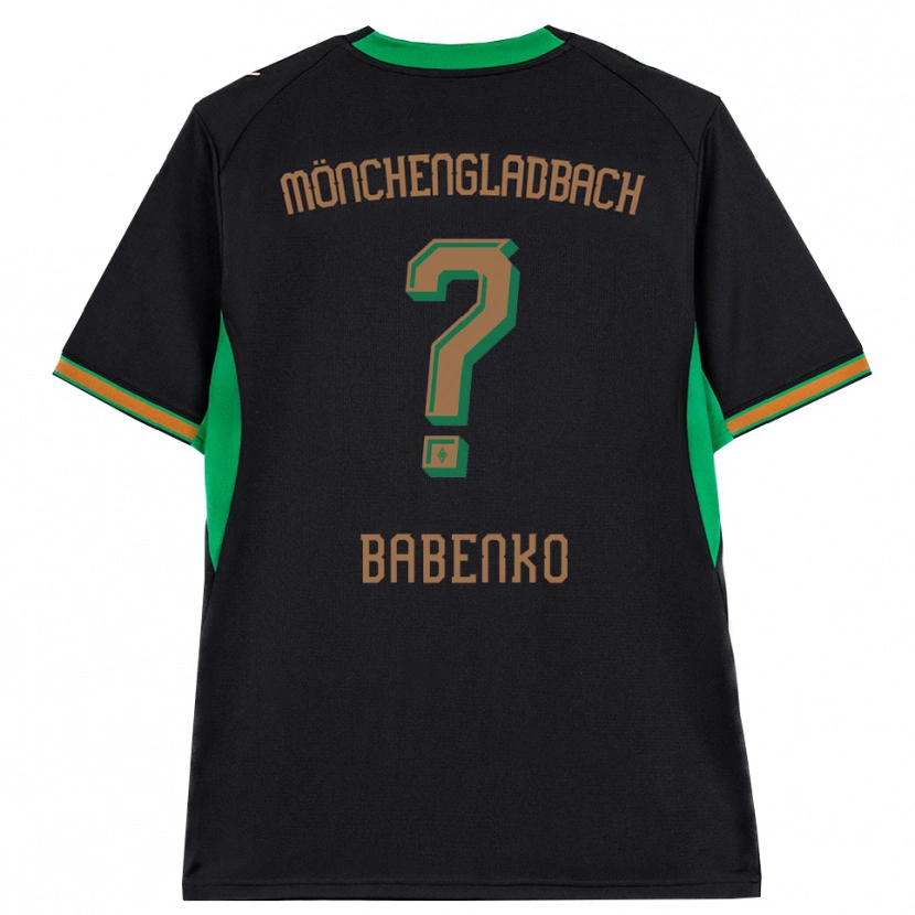 Danxen Mulher Camisola Artur Babenko #0 Preto Laranja Verde Marrom Alternativa 2026/27 Camisa