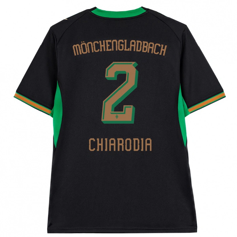 Danxen Mulher Camisola Fabio Chiarodia #2 Preto Laranja Verde Marrom Alternativa 2026/27 Camisa